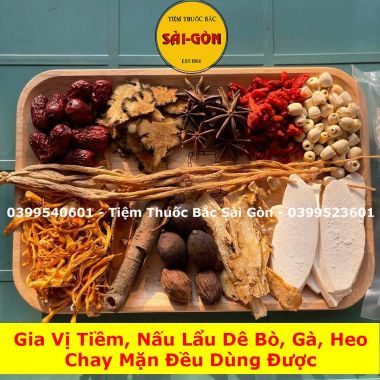 Thang Bổ Hầm Dê - Bò (Thang Tiềm Dê, Bò, Nấu Lẩu 11 vị)