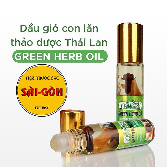 Dầu Sâm Green Herb Oil Thái Lan 8cc